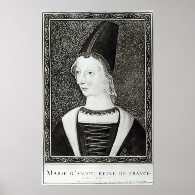 Marie d'Anjou  Queen of France Poster (Front)