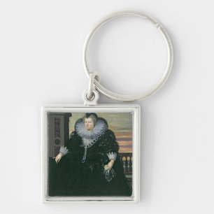 Marie de Medici  Queen of France, 1617 Keychain
