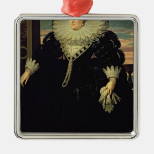 Marie de Medici Queen of France, 1617 Metal Ornament