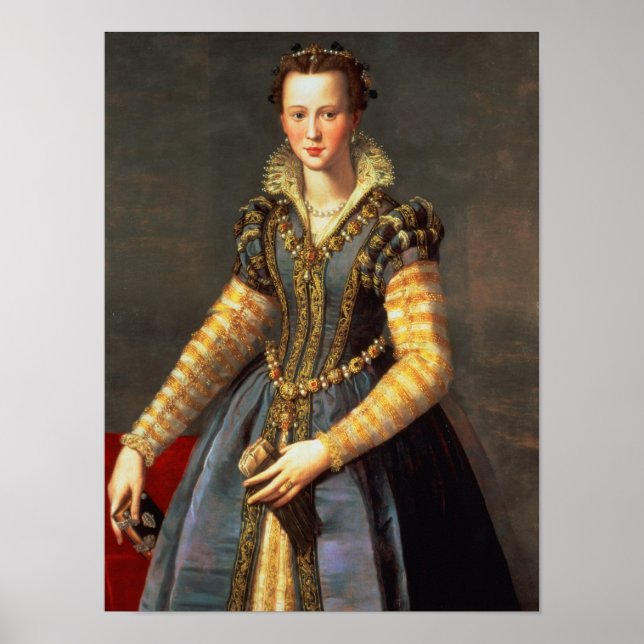 Marie de Medici , wife of Henri IV of France Poster (Front)
