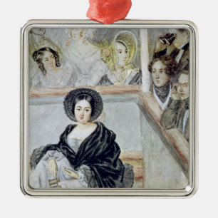 Marie Duplessis  at the Theatre Metal Ornament