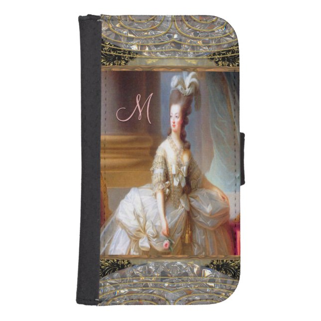 Marie Inspired IV Monogram Samsung Galaxy Wallet Case (Front)