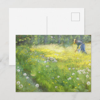 Marie Krøyer in the Garden at Skagen-PS Kroyer Postcard