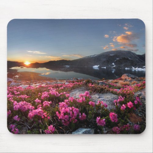 Marie Lakes Sunrise _ John Muir Trail _ Ansel Adam Mouse Pad