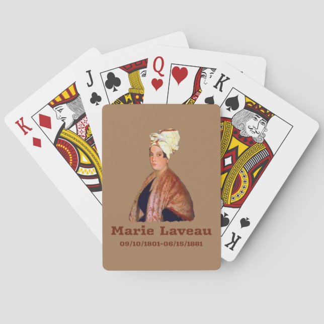 Marie Laveau Tarot Poker Cards (Back)