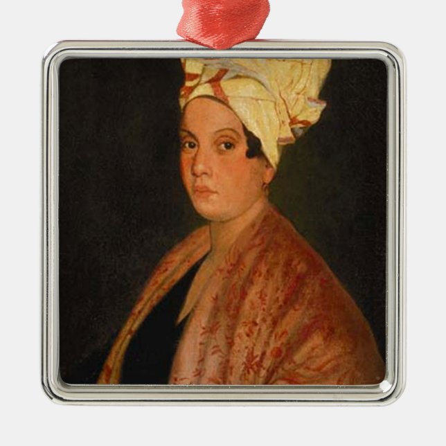 Marie Laveau: The Voodoo Queen Metal Ornament (Front)