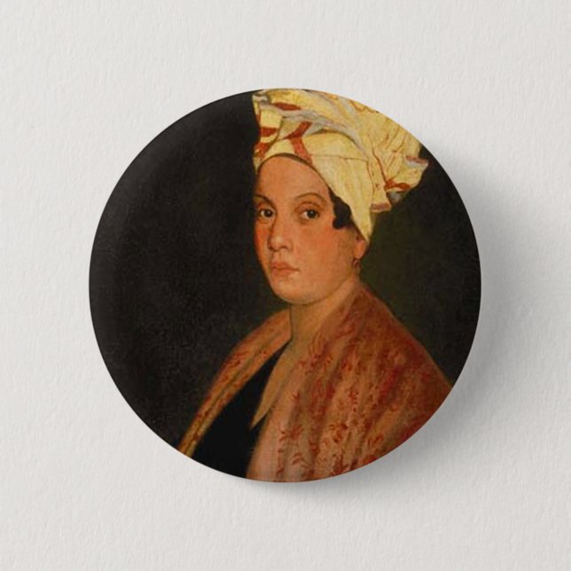 Marie Laveau: The Voodoo Queen Pinback Button (Front)