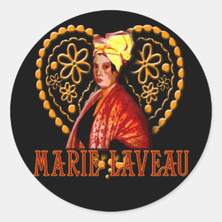 Marie Laveau Voodoo High Priestess Classic Round Sticker
