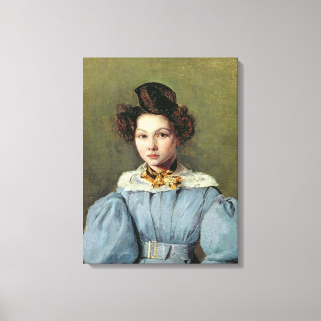 Marie Louise Sennegon, 1831 Canvas Print (Front)