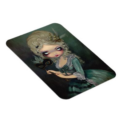 Butterfly in Gloom gothic Rococo fairy art CANVAS PRINT