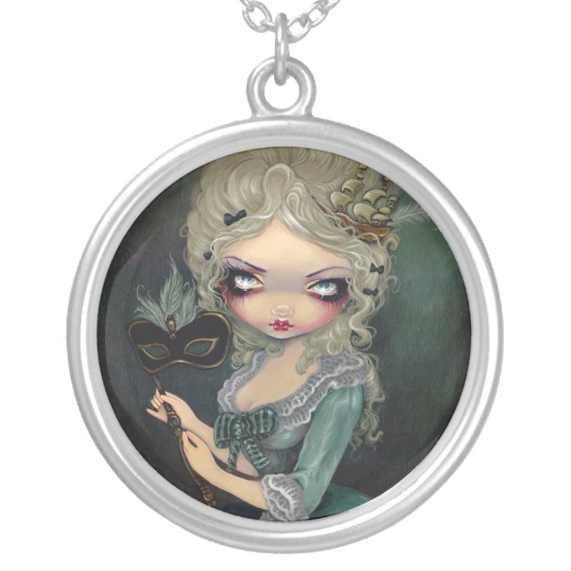 Marie Masquerade NECKLACE Antoinette Gothic Rococo (Front)