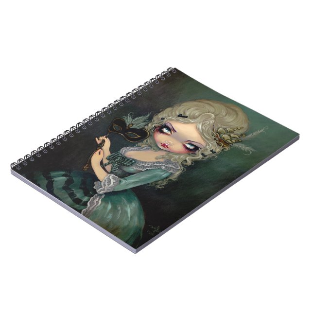 "Marie Masquerade" Notebook (Left Side)