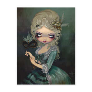 "Marie Masquerade" Postcard