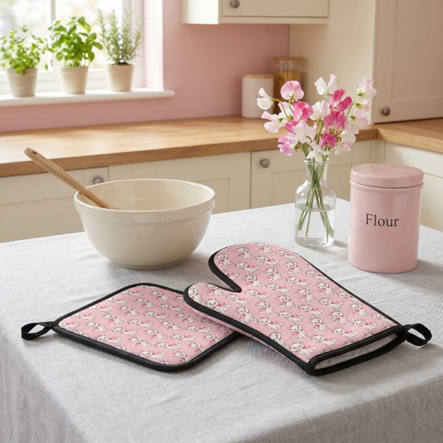 Marie Oven Mitt & Pot Holder Set (Creator Uploaded)