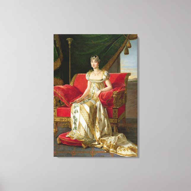 Marie Pauline Bonaparte  Princess Borghese, 1808 Canvas Print (Front)