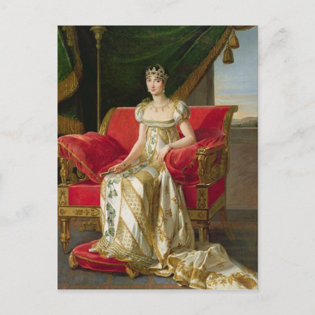 Marie Pauline Bonaparte  Princess Borghese, 1808 Postcard (Front)