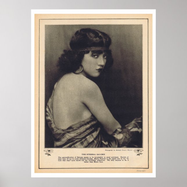 Marie Prevost silent screen star Poster (Front)