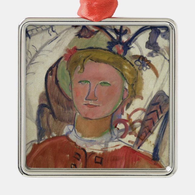 Marie Vassilieff Metal Ornament (Front)