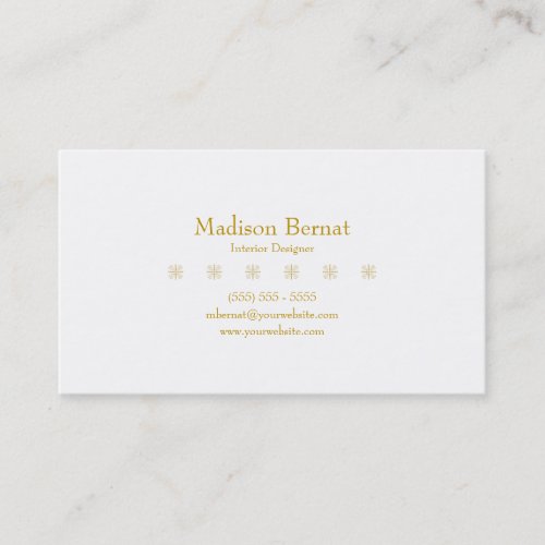 Marie _ Yellow Goldenrod Business Card