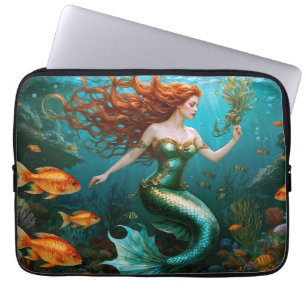 “Marielle” – Beautiful Dancing Mermaid Laptop Sleeve
