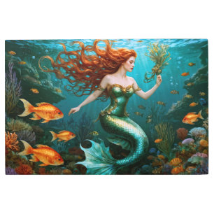 “Marielle” – Beautiful Dancing Mermaid Metal Print