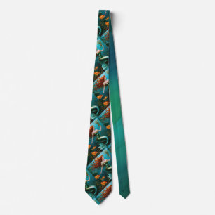 “Marielle” – Beautiful Dancing Mermaid Neck Tie