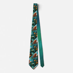 “Marielle” – Beautiful Dancing Mermaid Neck Tie