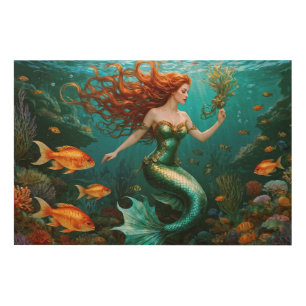 “Marielle” – Beautiful Dancing Mermaid Wood Wall Art
