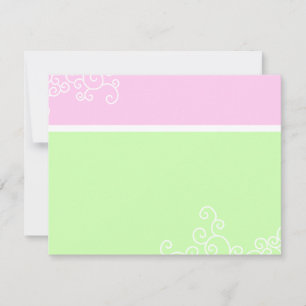 Marielle Shimmer Bat Mitzvah Wedding Thank You Note Card