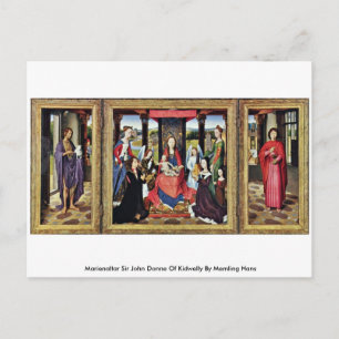 Marienaltar Sir John Donne Of Kidwelly Postcard