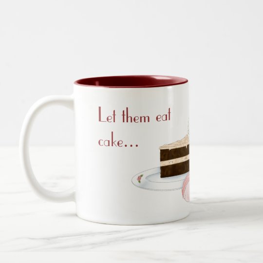 Marie's cake and coffee! Two-Tone coffee mug