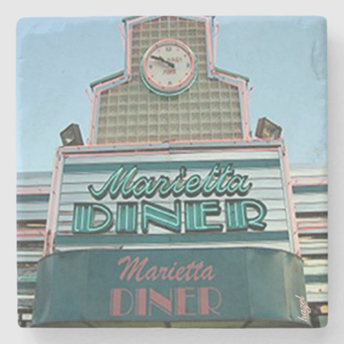 Marietta Diner MariettaGa Marble Stone Coaster Stone Coaster