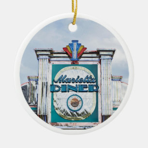 Marietta Diner, Marietta, Marietta Georgia, Ceramic Ornament