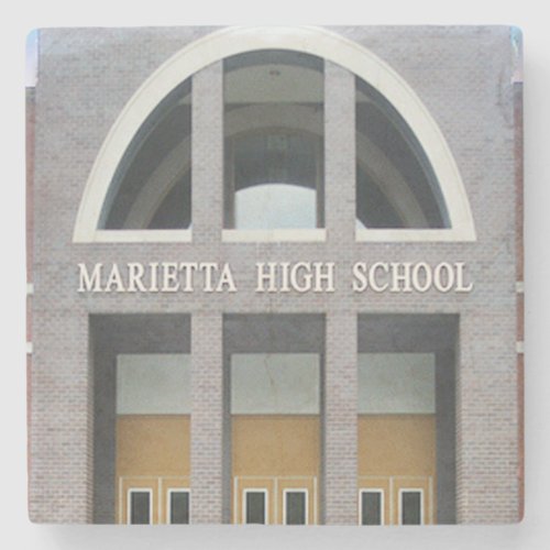 Marietta High School Marietta Ga Marble Stone Co Stone Coaster