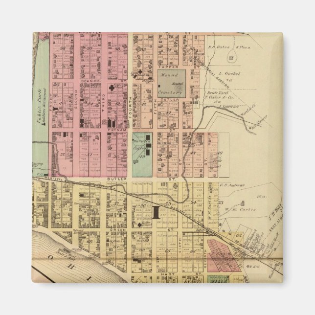 Marietta, Ohio Magnet (Front)