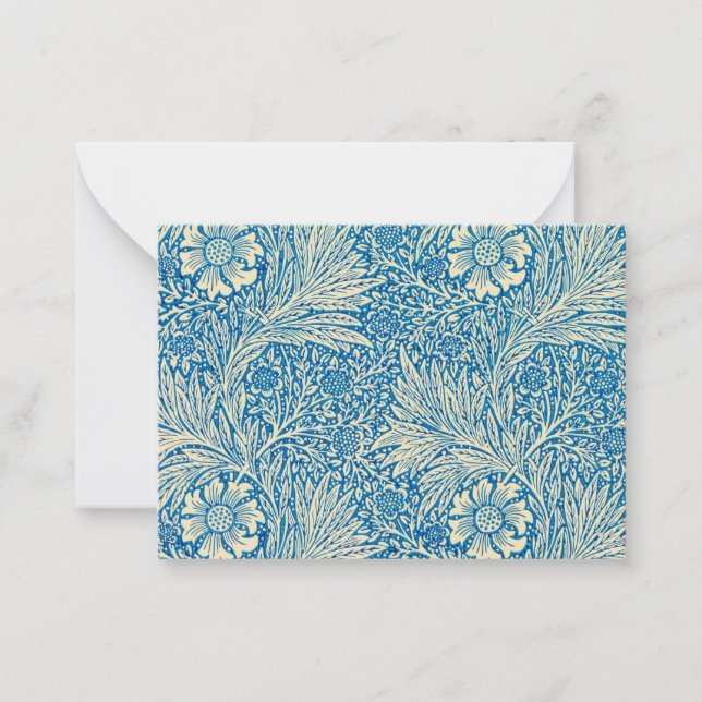 Marigold, 1875 by William Morris Note Card (Front)