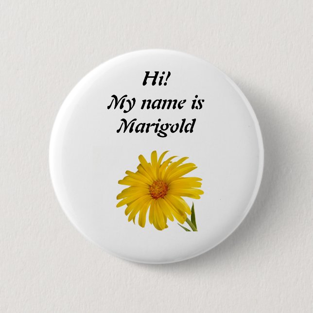 Marigold Button (Front)