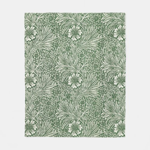 Marigold by William Morris Fleece Blanket