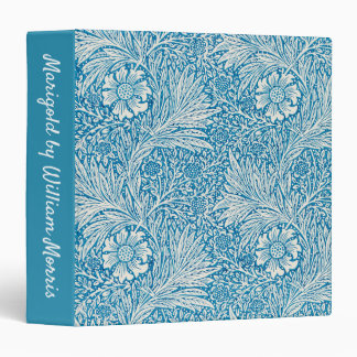 Marigold by William Morris, Vintage Garden Flowers 3 Ring Binder