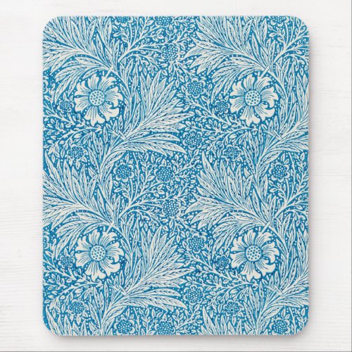 Marigold by William Morris Vintage Garden Flowers Mouse Pad