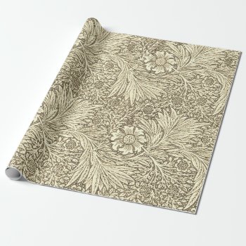 Marigold By William Morris Wrapping Paper by colorfulworld at Zazzle