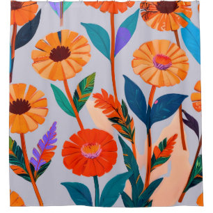 Marigold Celebration Shower Curtain