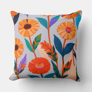 Marigold Celebration Throw Pillow
