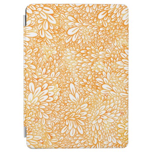 Marigold Floral Simple Orange Pattern iPad Air Cover