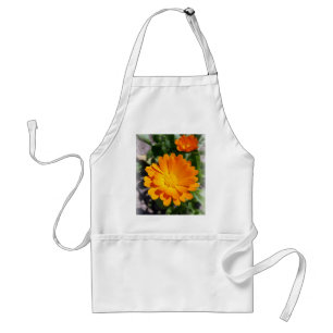 marigold flower adult apron