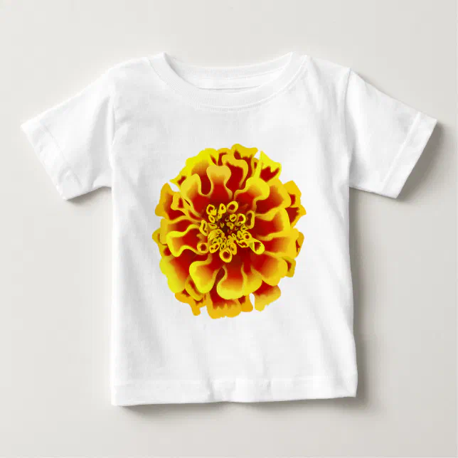 Yellow Marigold Flower T-Shirt