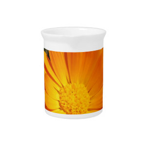 marigold flower beverage pitcher