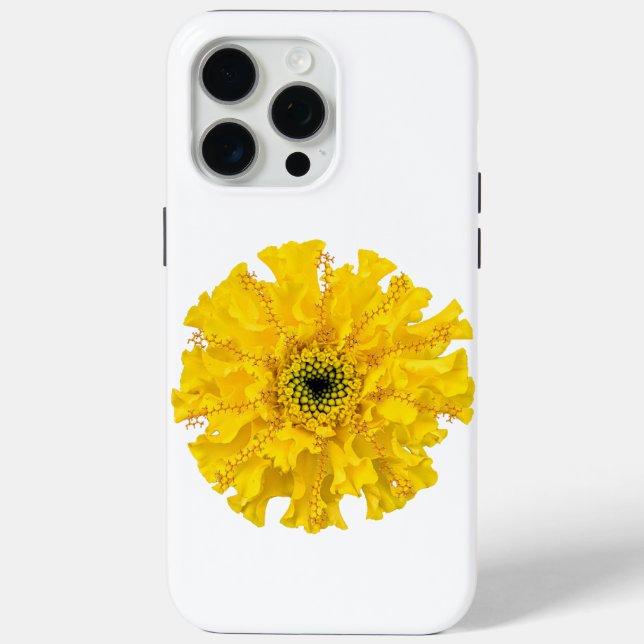 Marigold Flower Chemistry iPhone Case (Back)