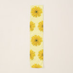 Marigold Flower Chemistry Scarf<br><div class="desc">Share your love of nature's chemistry with this subtle design featuring a marigold flower and one of the pigment molecules that commonly results in the yellow colors we see in many flowers and fruits. Pictured on the petals is Lutein, commonly found in yellow marigolds. This photo is of a flower...</div>