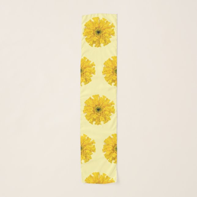 Marigold Flower Chemistry Scarf (Front)